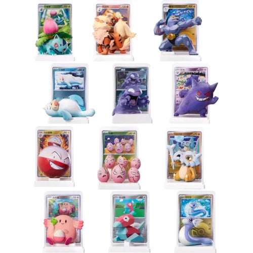 Pokemon Dream Painting Collection 151 figure set (Simplified Chinese) - figure line-up