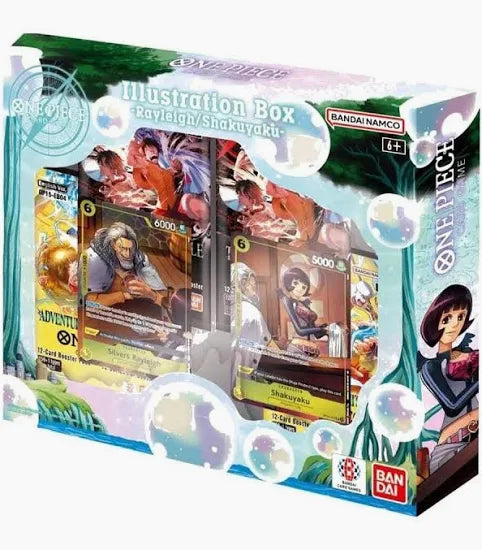 One Piece Card Game IB-07 Illustration Box Rayleigh and Shakuyaku, English
