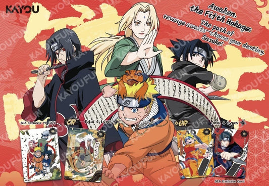 Kayou Naruto collectible cards guide for Australia - Earth Scroll, Jin Chapter and Ninja Age