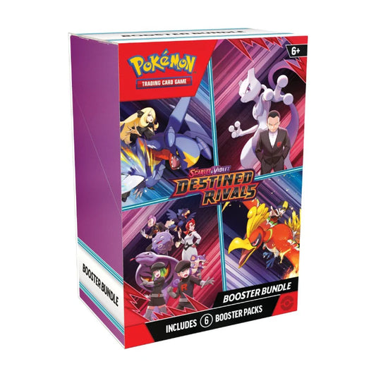Pokemon TCG Scarlet & Violet - Destined Rivals Booster Bundle with 6 booster packs