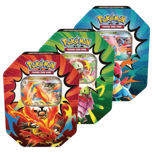 Pokemon TCG Mega Evolution - Ascended Heroes sealed tin, Feraligatr, Meganium or Emboar ex