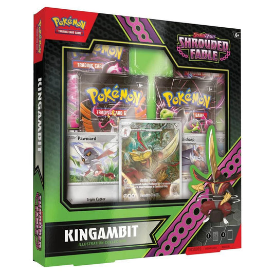 Pokemon TCG Scarlet & Violet Shrouded Fable Kingambit Illustration Collection sealed box