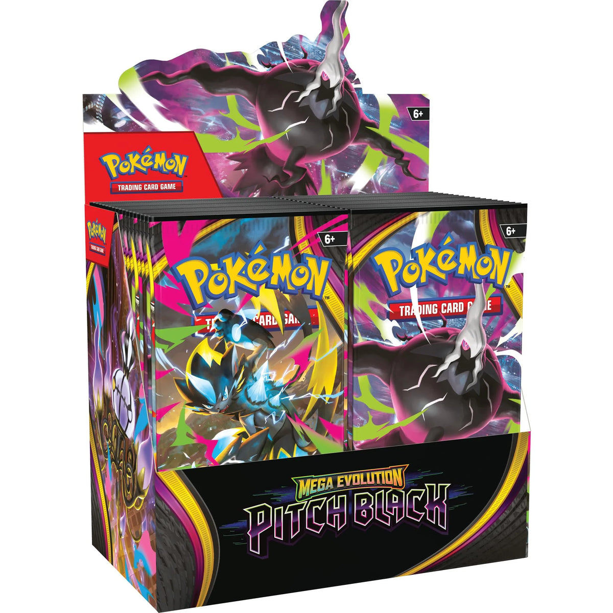 Sealed Pokemon TCG Mega Evolution Pitch Black booster box, 36 packs