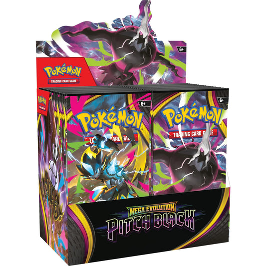 Sealed Pokemon TCG Mega Evolution Pitch Black booster box, 36 packs