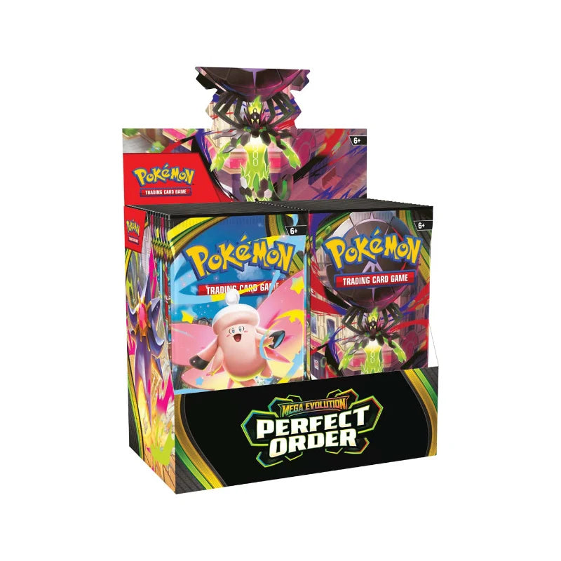 Sealed Pokemon TCG Mega Evolution Perfect Order booster box, 36 packs