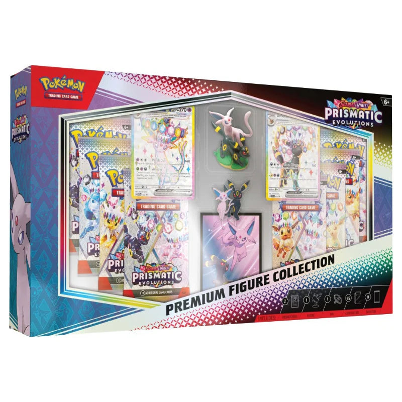 Sealed Pokemon TCG Prismatic Evolutions Premium Figure Collection with Espeon and Umbreon