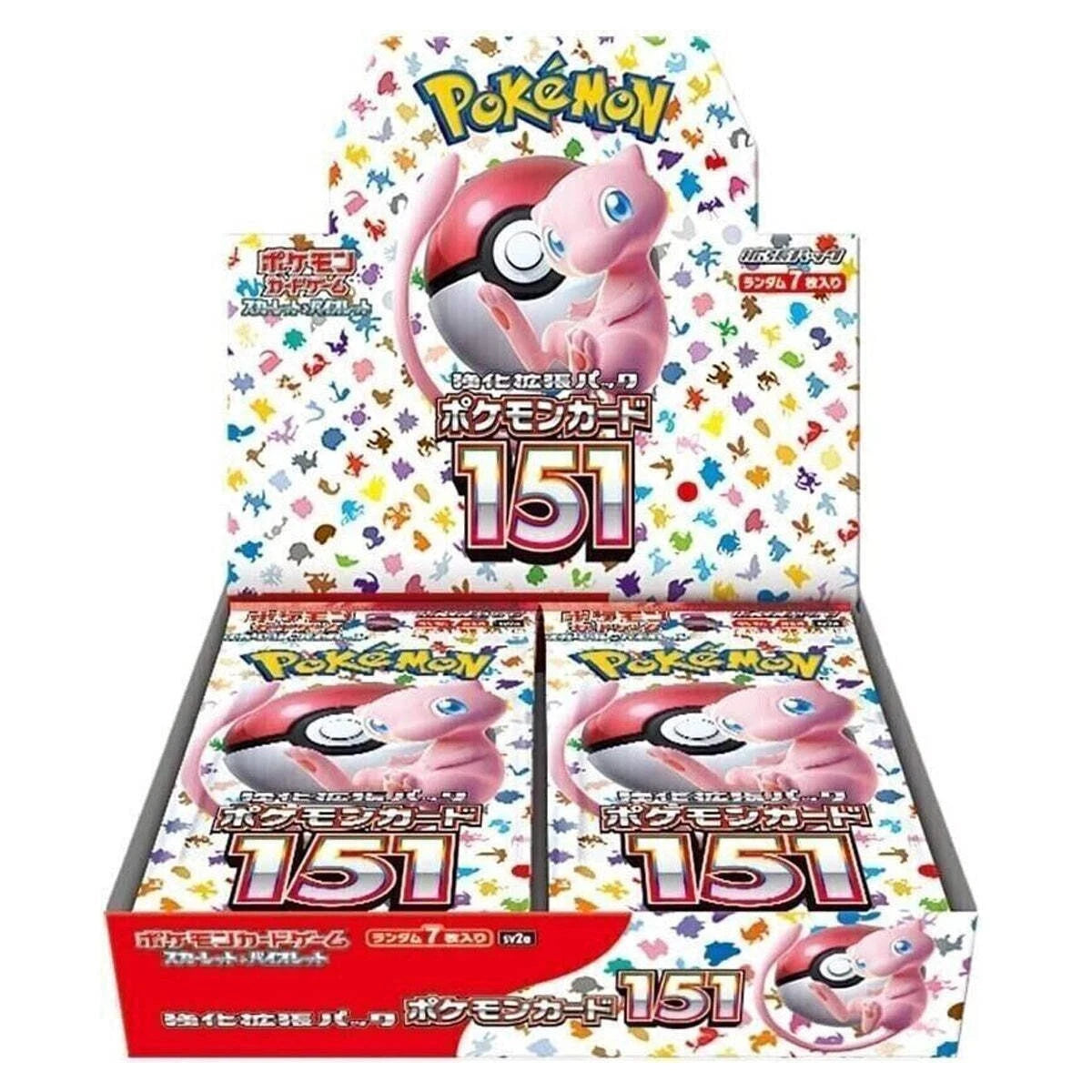 Pokemon TCG Pokemon Card 151 Japanese booster box (sv2a) featuring Mew