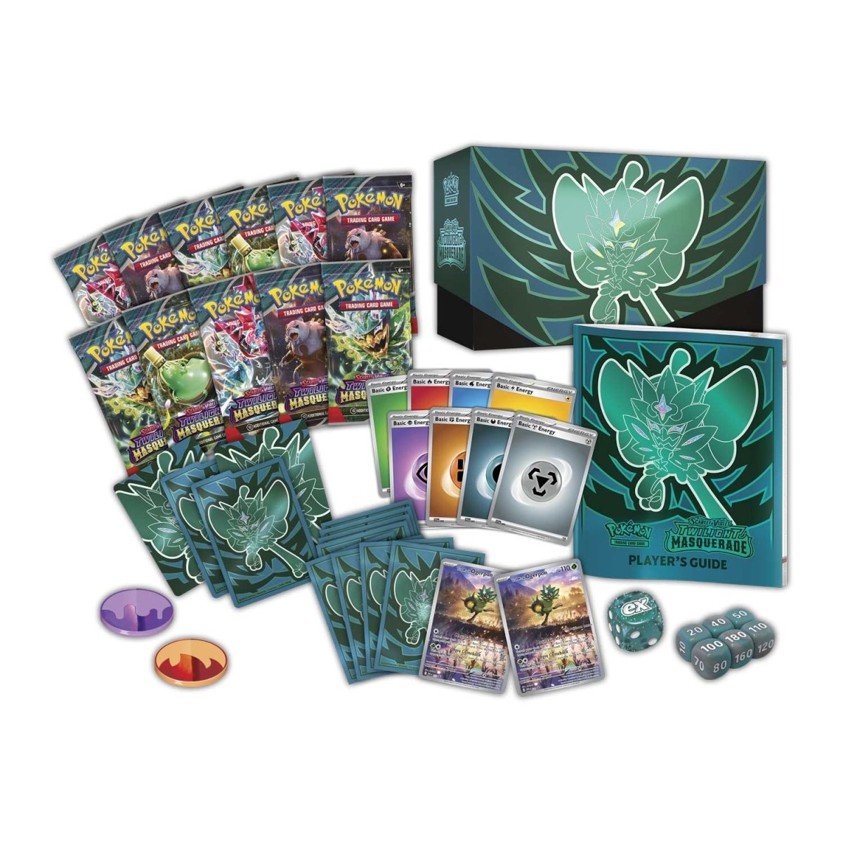 Pokemon TCG Twilight Masquerade Pokemon Center Elite Trainer Box, side view