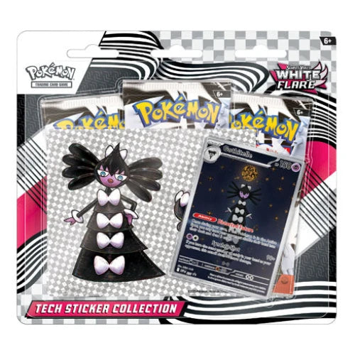 Pokemon TCG Scarlet & Violet - White Flare Tech Sticker Collection with foil Gothitelle promo